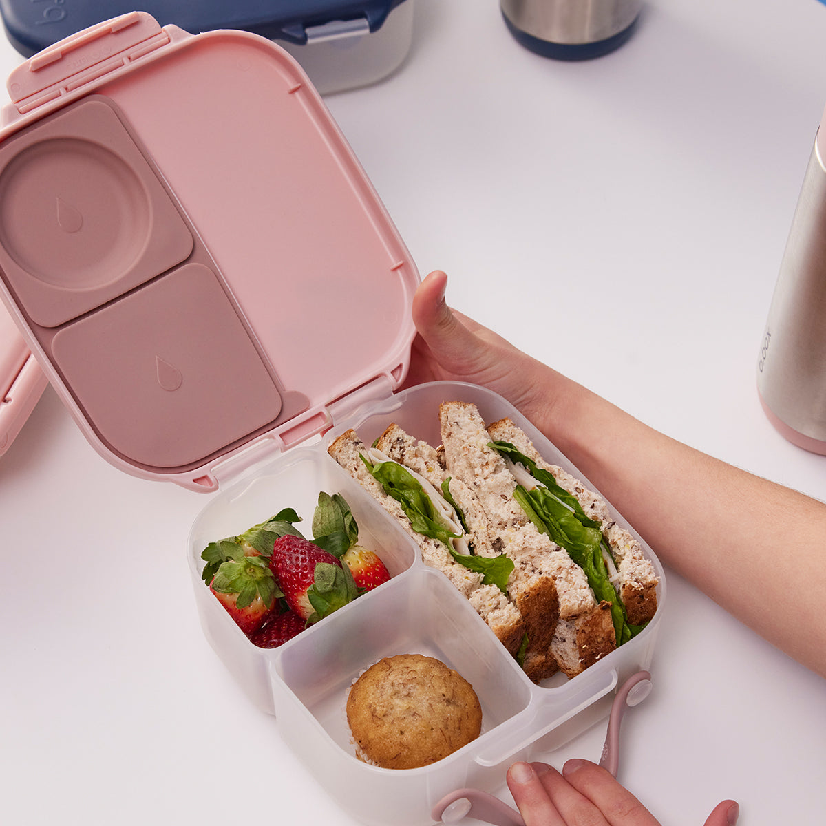 b.box Mini Lunchbox - Blush Crush