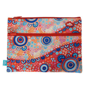 Spencil Ngootypoorteen A4 Twin Zip Pencil Case