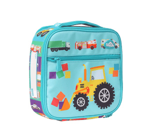 Spencil Little Cooler Lunch Bag - Transport Town