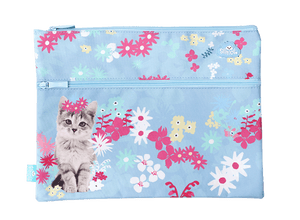 Spencil Miss Meow A4 Twin Zip Pencil Case