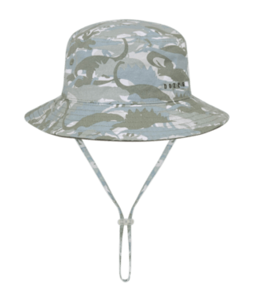 Print side view of boys Dozer Clifton bucket hat