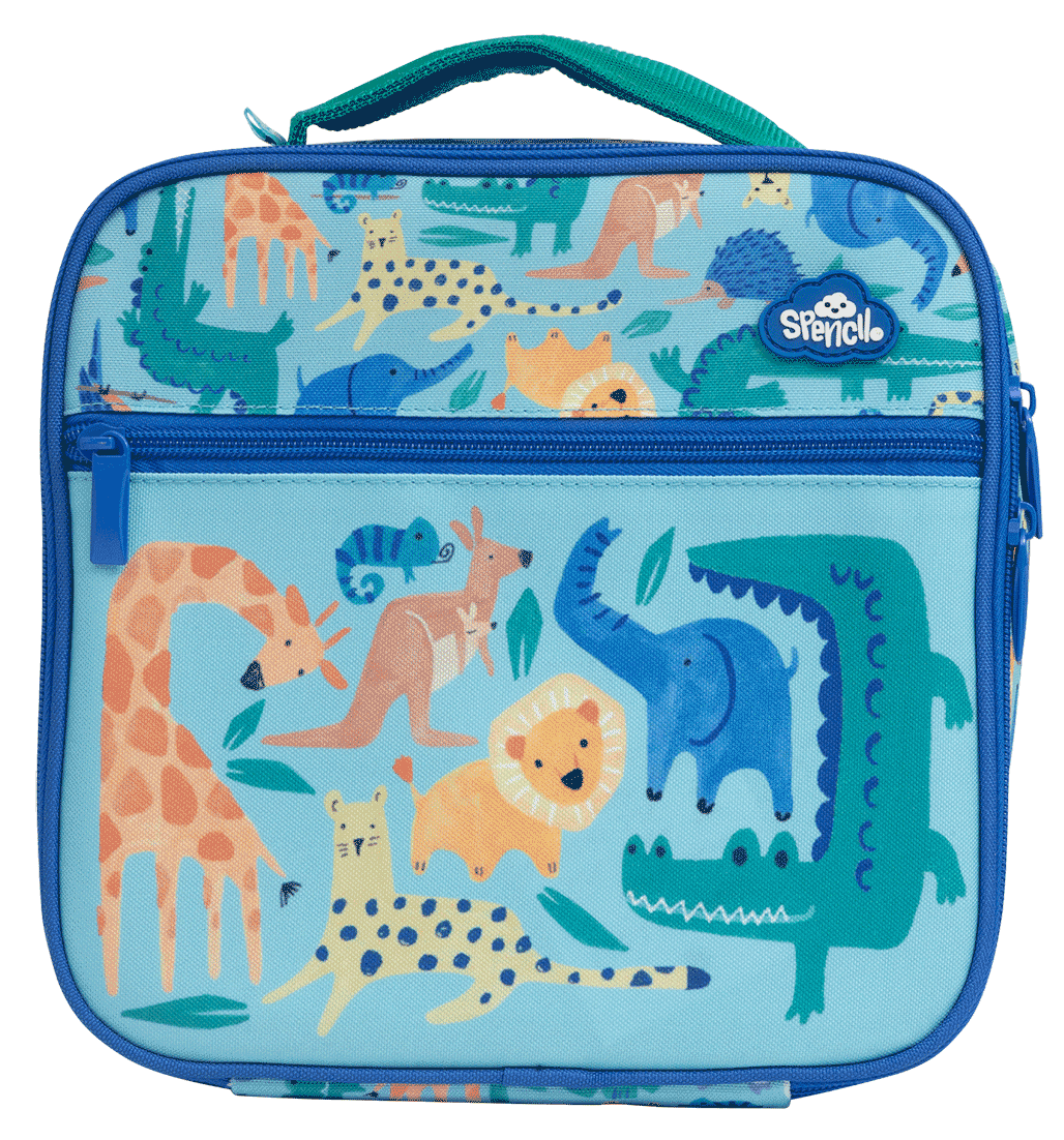 Spencil Little Cooler Lunch Bag - Safari Puzzle