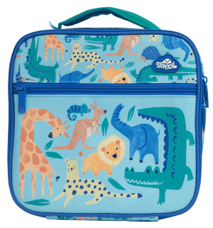 Spencil Little Cooler Lunch Bag - Safari Puzzle