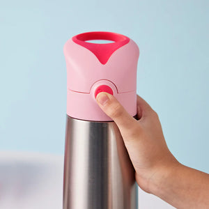 b.box Insulated Water Bottle 500ml - Flamingo Fizz