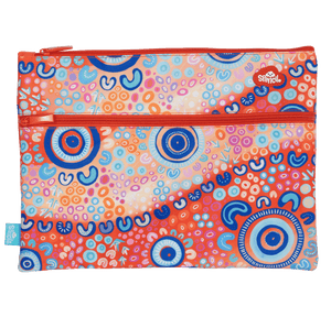 Spencil Ngootypoorteen A4 Twin Zip Pencil Case