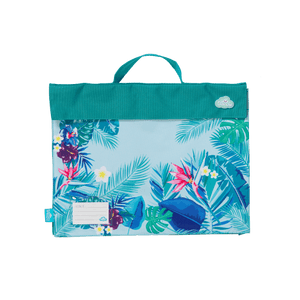 Front view of Spencil Beach Blooms Library Bag