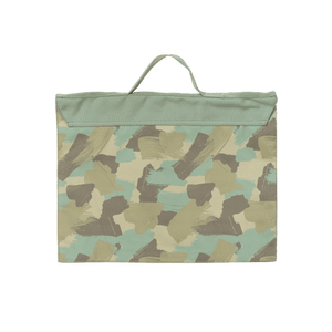 Back view of Spencil Camo Biker Library Bag