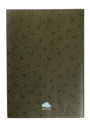 Back view of Scrapbook Spencil Dinosaur Discovery Plain Book Cover