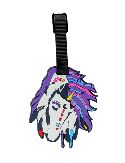 Front view of Spencil Dreamcatcher Horse Bag Tag