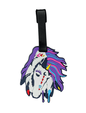 Front view of Spencil Dreamcatcher Horse Bag Tag