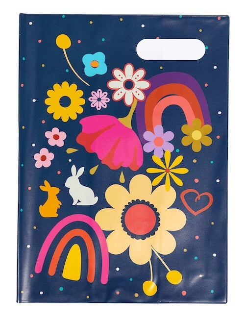 Front view of Scrapbook Spencil Flower Power Book Cover