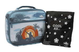 Front view of large Spencil Island Vibes lunch bag including chill pack