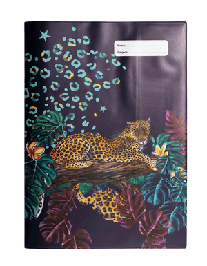 Front view of Scrapbook Spencil Leopard Queen Book Cover