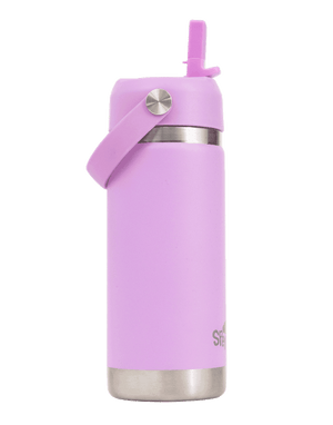 Large Spencil Lilac insulated water bottle open spout