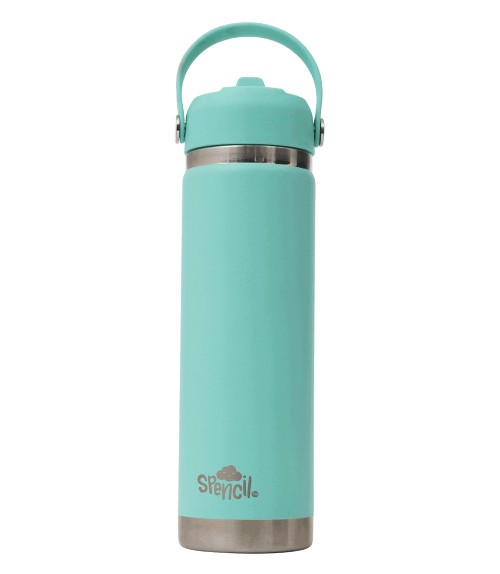 Large Spencil Mint insulated water bottle