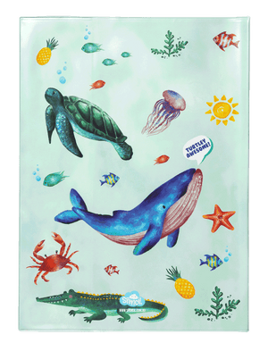 Back view of Scrapbook Spencil Sea Critters Book Cover