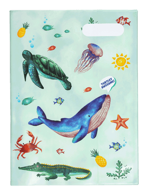 Front view of Scrapbook Spencil Sea Critters Book Cover