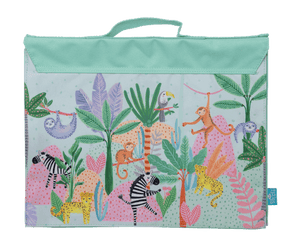 Back view of Spencil Wild Things Library Bag