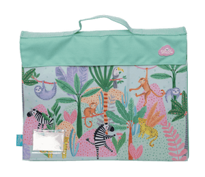 Front view of Spencil Wild Things Library Bag