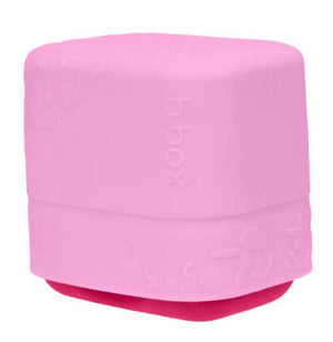 Stacked view of b.box berry silicone snack cups