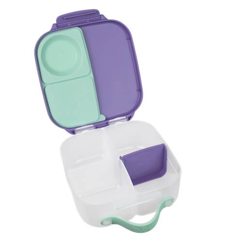 Top view of b.box Mini Lunchbox Lilac Pop