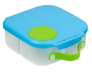 Closed lid view of b.box Mini Lunchbox Ocean Breeze