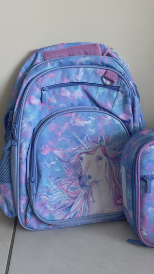 Spencil Unicorn Magic Large Backpack Combo Set