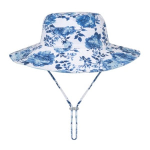 Millymook Girls Wide Brim Hat - Pearl