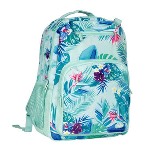 Drink Bottle Side view of Large Spencil Beach Blooms Backpack