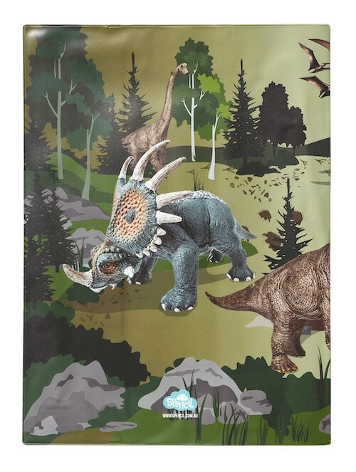 Front view of Scrapbook Spencil Dinosaur Discovery Book Cover