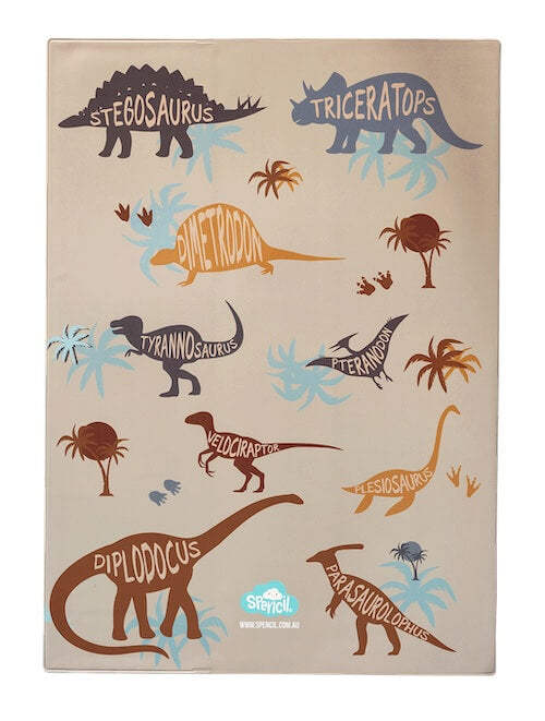 Front view of A4 Spencil Kidosaurus Book Cover