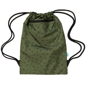 Back view of Large Spencil Dinosaur Discovery Drawstring Bag