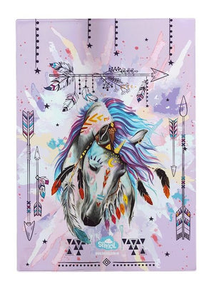 Back view of A4 Spencil Dreamcatcher Horse Book Cover