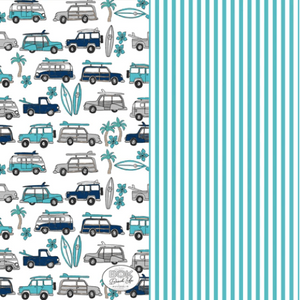 front and reverse designs of cruisin the coast sand free towel